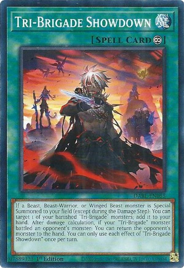 TriBrigade Showdown Darkwing Blast YuGiOh