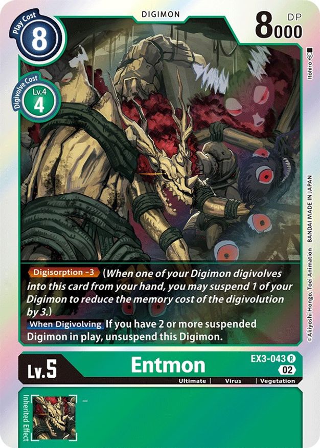 Entmon Draconic Roar Digimon Card Game 0741
