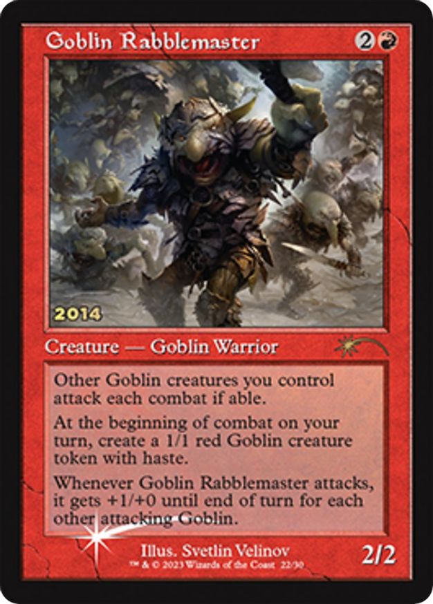 Goblin Rabblemaster - 30th Anniversary Promos - Magic: The Gathering