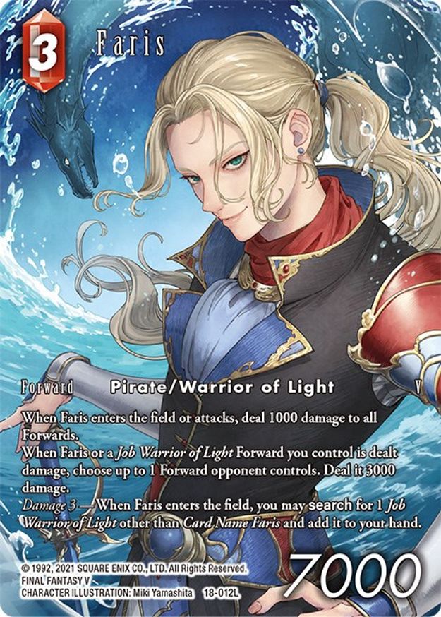 Faris (Full Art) Resurgence of Power Final Fantasy TCG