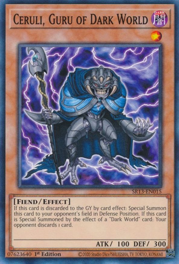 Ceruli, Guru of Dark World Structure Deck Dark World YuGiOh