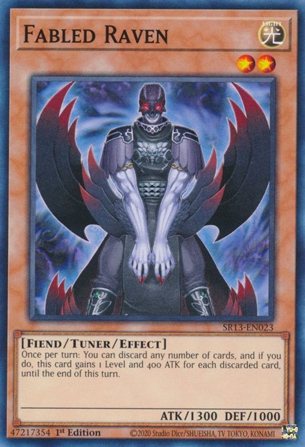 Fabled Raven Structure Deck Dark World YuGiOh