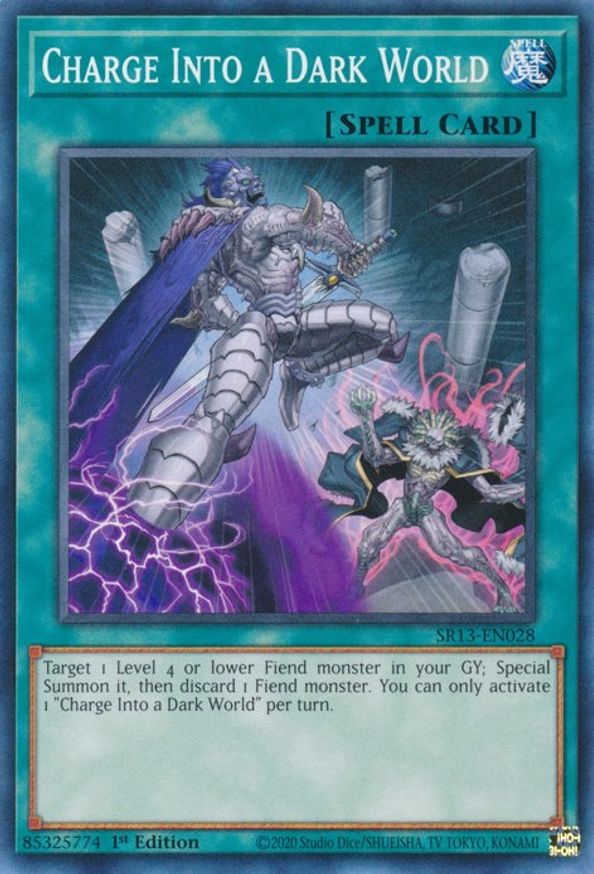 Charge Into a Dark World Structure Deck Dark World YuGiOh