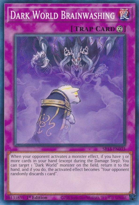Dark World Brainwashing Structure Deck Dark World YuGiOh
