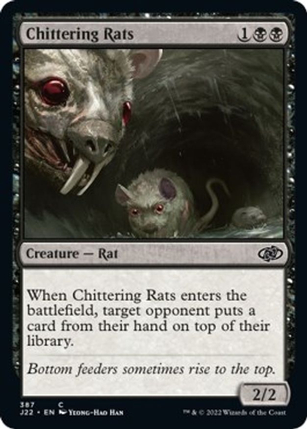 Chittering Rats - Jumpstart 2022 - Magic: The Gathering