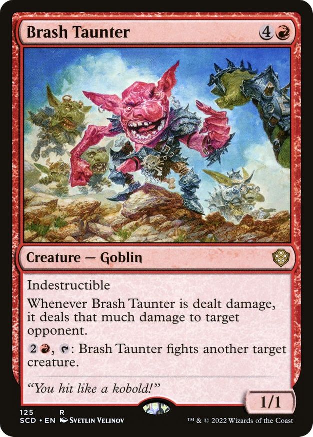 Brash Taunter Starter Commander Decks Magic The Gathering