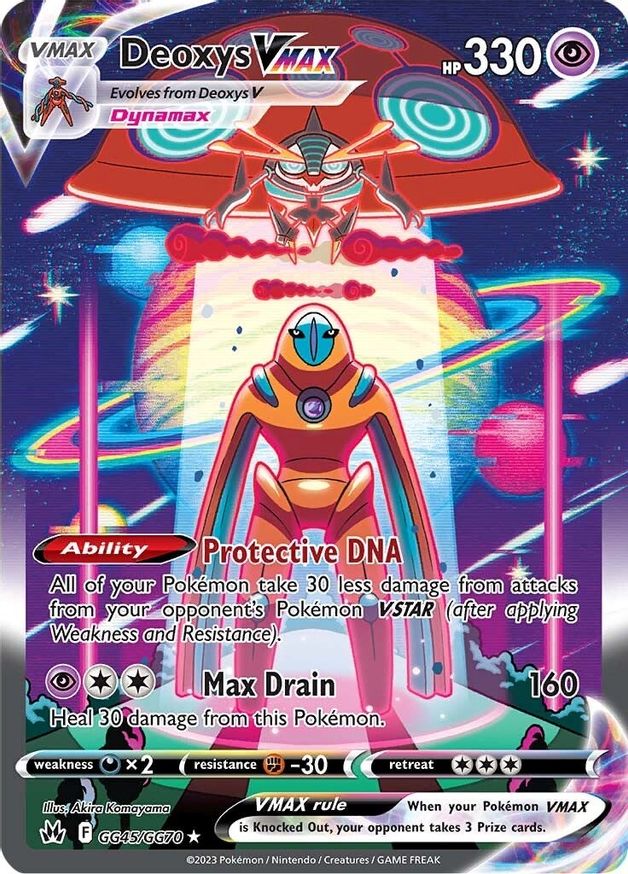 Deoxys VMAX Crown Zenith Galarian Gallery Pokemon