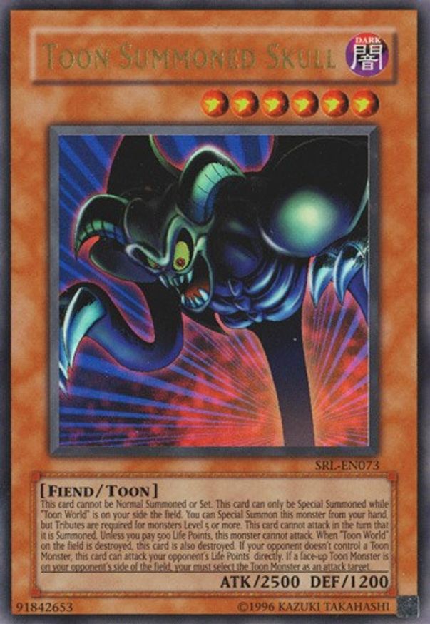 Toon Summoned Skull Spell Ruler Worldwide English YuGiOh
