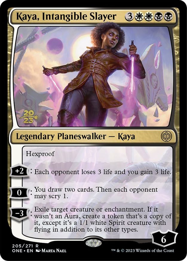 Kaya, Intangible Slayer Prerelease Cards Magic The Gathering