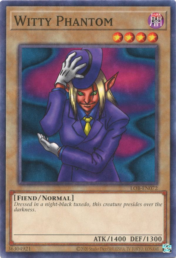 Yu-Gi-Oh! Witty Phantom Card - SDY-017 Common, Unlimited Edition, Dark Fiend Monster - View #12