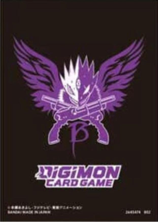 Digimon Card Game Official Sleeves Beelzemon Logo (60Pack) Bandai