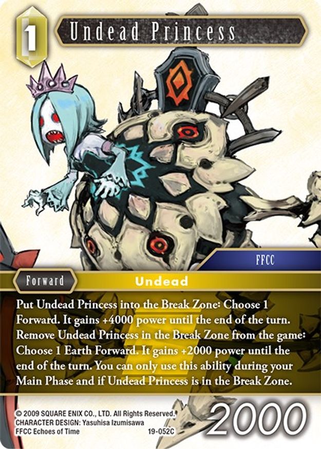 Undead Princess From Nightmares Final Fantasy TCG