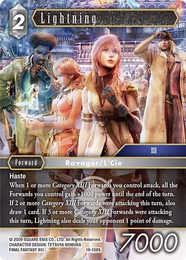 Lightning (19138S) From Nightmares Final Fantasy TCG