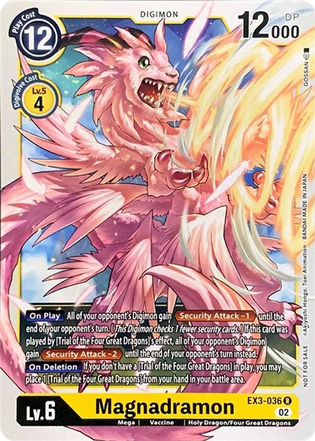 Magnadramon Revision Pack Cards Digimon Card Game