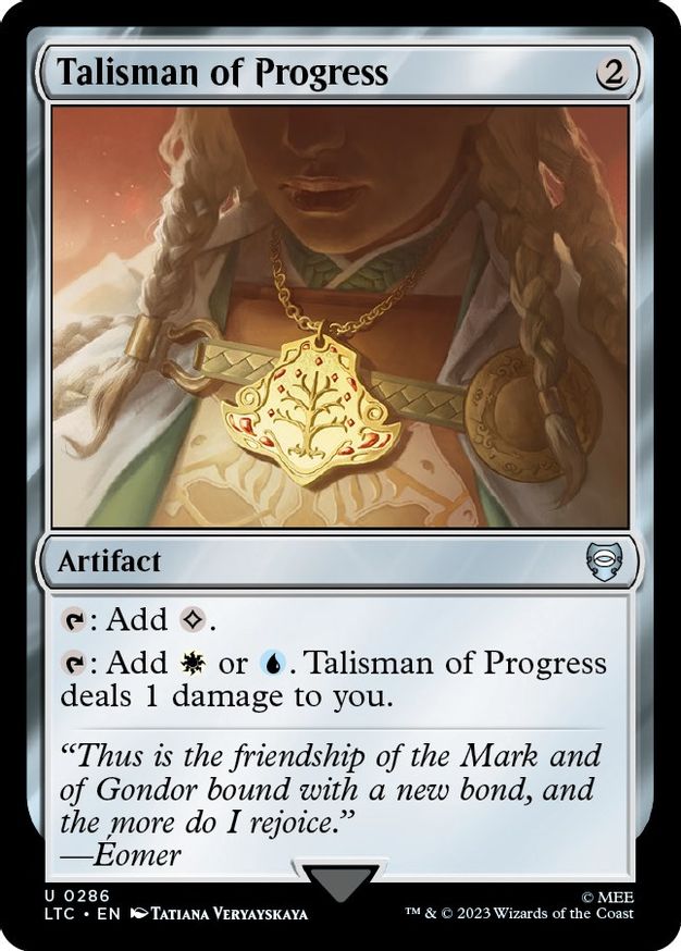 Talisman of Progress - Commander: The Lord of the Rings: Tales of ...