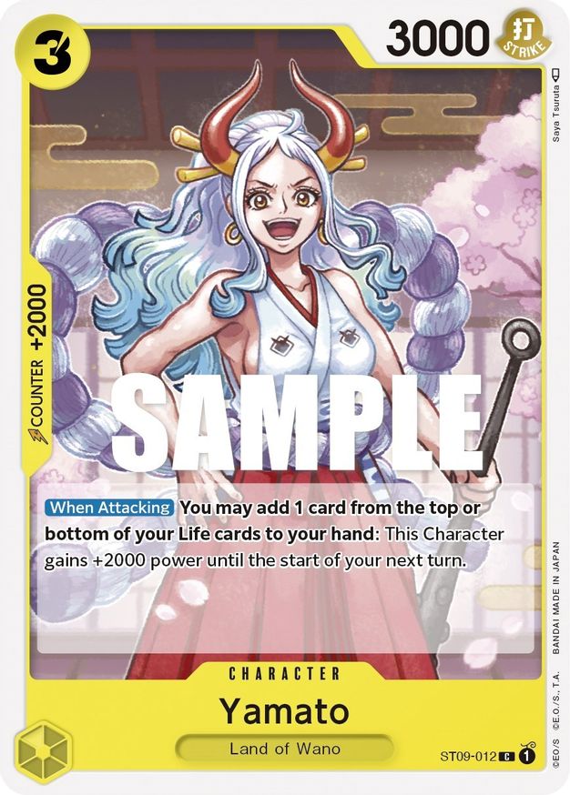 Yamato (012) Starter Deck 9 Yamato One Piece Card Game