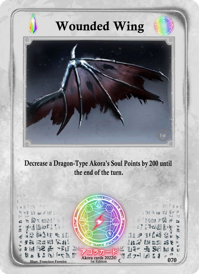 Wounded Wing Spellbound Wings [1st Edition] Akora TCG