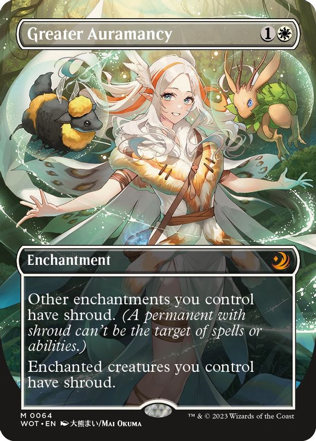 Greater Auramancy Anime Borderless Wilds Of Eldraine Enchanting