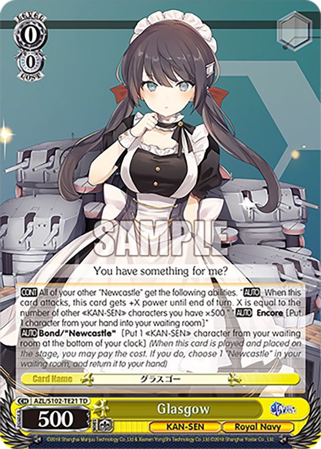 Glasgow - Azur Lane - Weiss Schwarz
