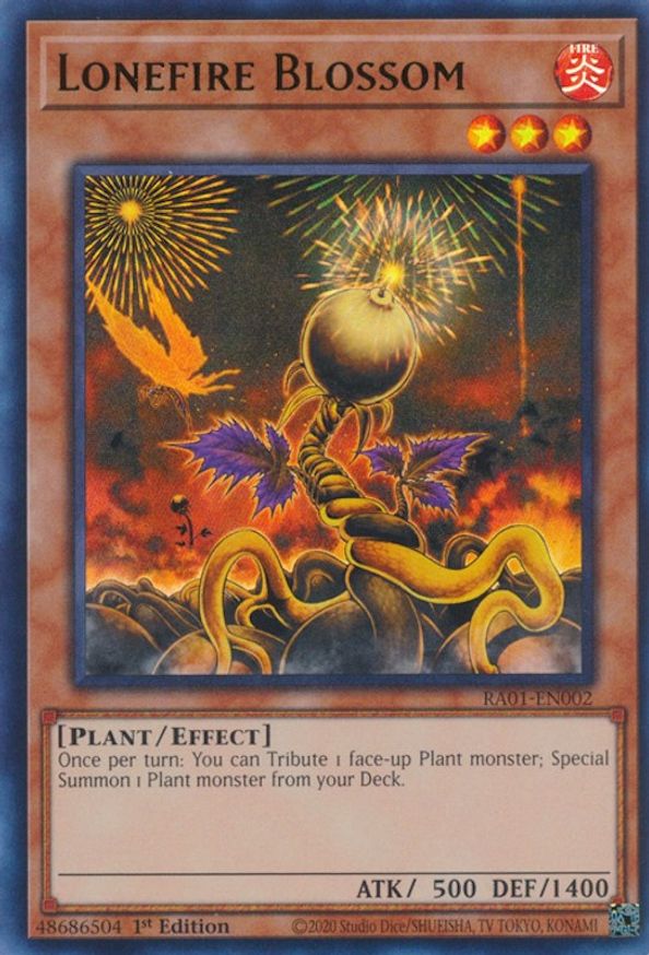 Lonefire Blossom (PUR) RA01-EN002 - Carta Yu-Gi-Oh! Ultimate Rarity - 1° Edizione - 5