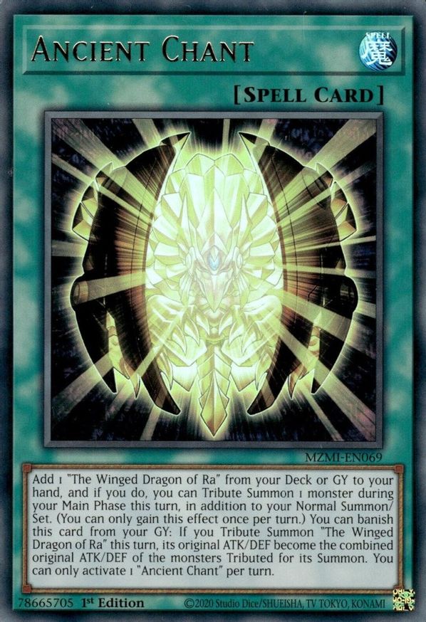 Ancient Chant - Maze of Millennia - YuGiOh