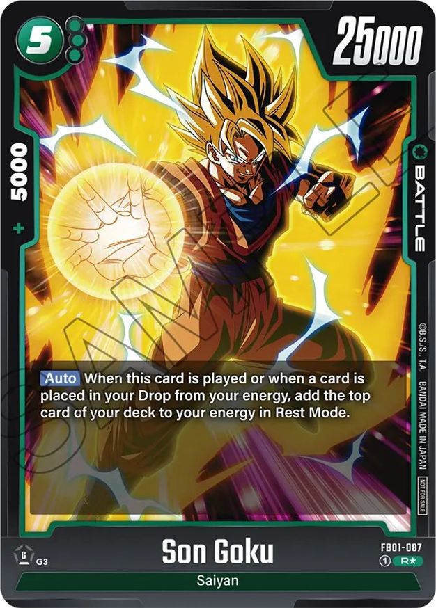 Son Goku - FB01-087 (Tournament Pack 01) - Tournament and Championship ...