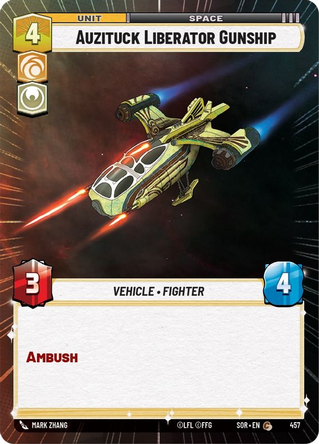 Auzituck Liberator Gunship (Hyperspace) - Spark of Rebellion - Star ...