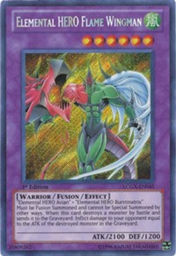 Elemental HERO Flame Wingman - Legendary Collection 2 - YuGiOh