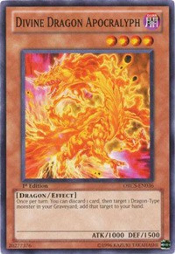 Divine Dragon Apocralyph - Order of Chaos - YuGiOh