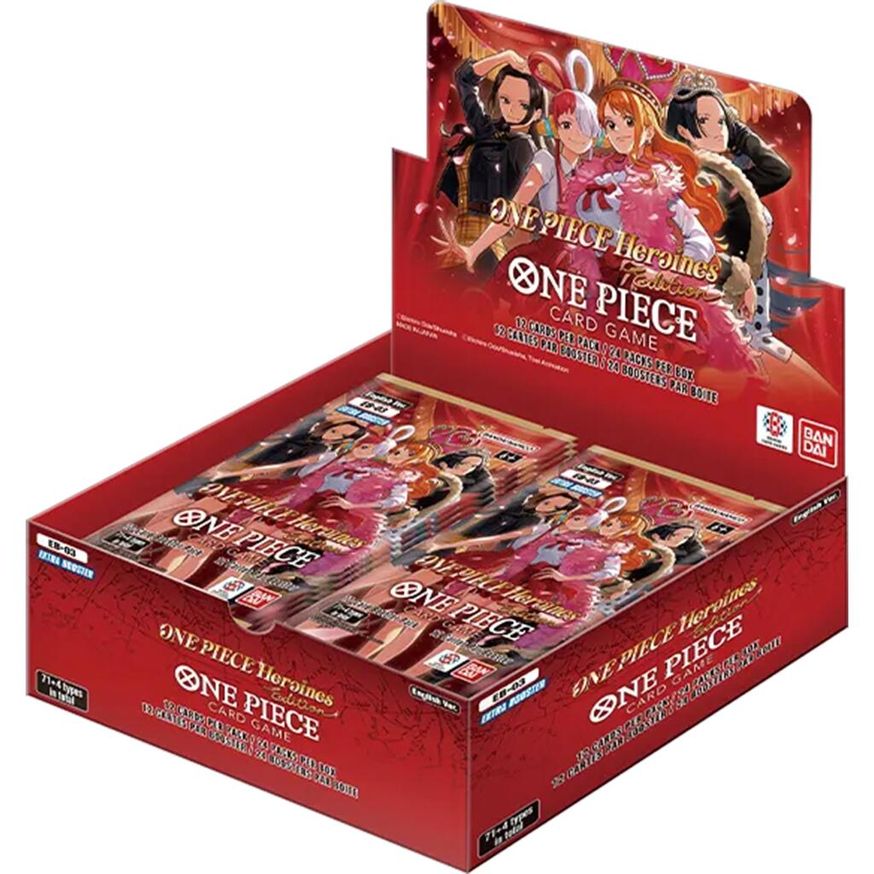 One Piece Card Game: Extra Booster — One Piece Heroines Edition (EB-03) Box