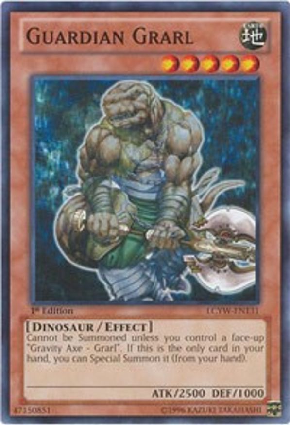Guardian Grarl Legendary Collection 3 Yugi's World YuGiOh