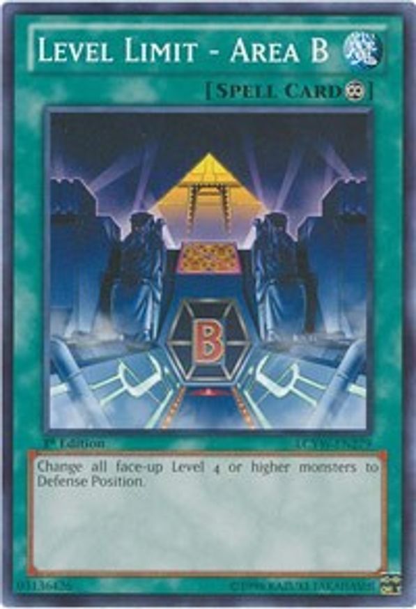 Level Limit - Area B - Legendary Collection 3: Yugi's World - YuGiOh