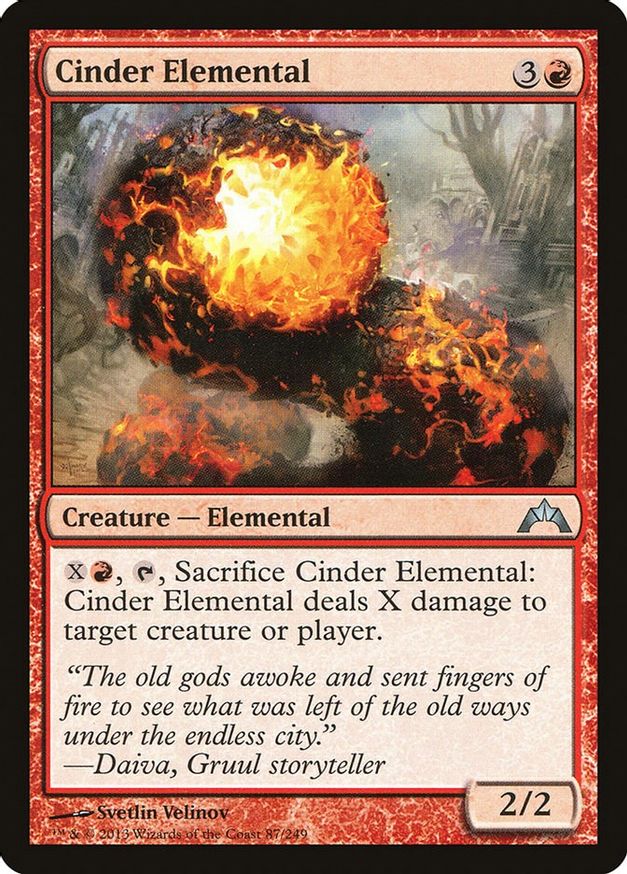 Cinder Elemental - Gatecrash - Magic: The Gathering