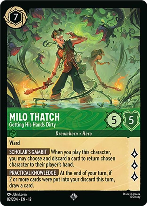 Milo Thatch - Getting His Hands Dirty