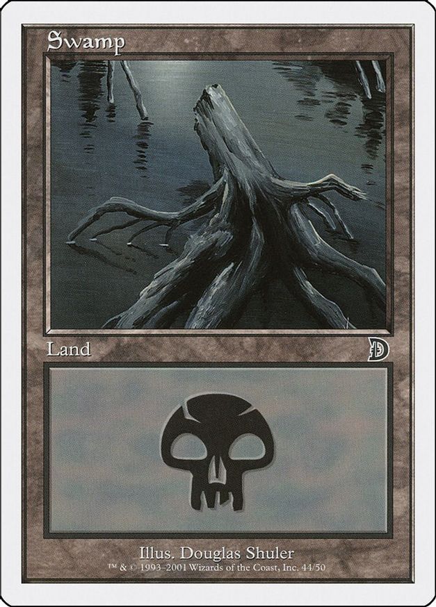 Swamp (44) Deckmasters Garfield vs Finkel Magic The Gathering