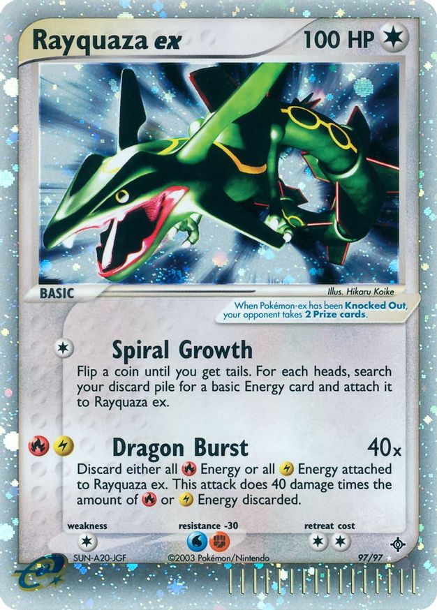 Rayquaza ex - Dragon - Pokemon