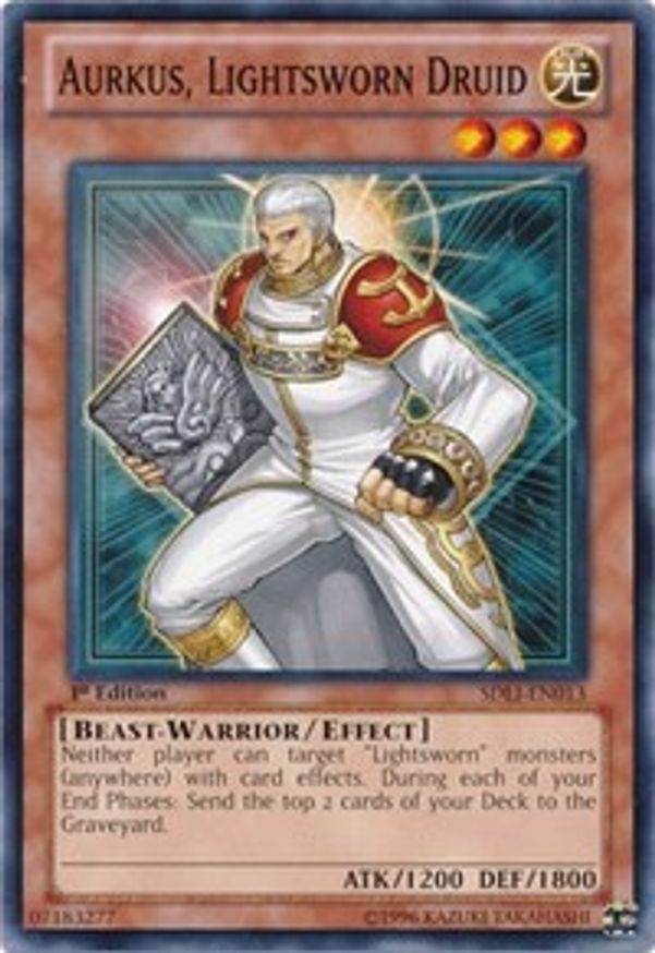 Aurkus, Lightsworn Druid Structure Deck Realm of Light YuGiOh